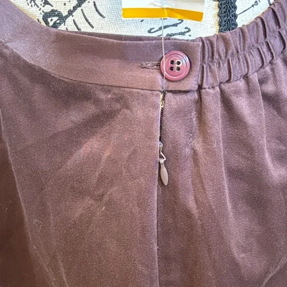 NWT Collections for Le Suit Chocolate and White Pant Suit Set - Picture 13 of 14